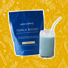 Triple Boost Protein + Hormone Support Powder from Hugh & Grace 