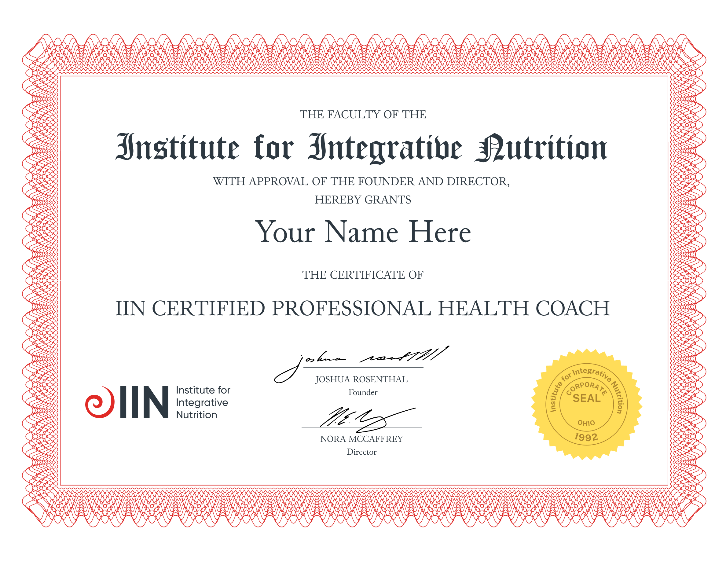 Introducing the New IIN Certified Professional Health Coach Certification and Digital Badge